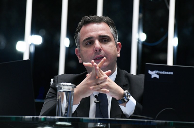 Rodrigo Pacheco, presidente da Mesa do Congresso Nacional e do Senado - Roque de Sá/Agência Senado