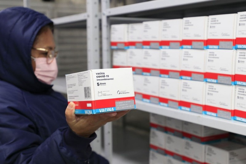 mais 47.500 doses da vacina AstraZeneca