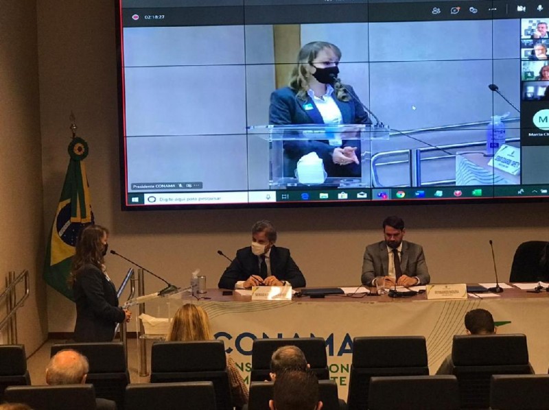 Posse da secretária Mauren Lazzaretti no Conama - Foto por: Assessoria