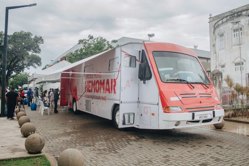 <em>Unidade Móvel do Hemomar faz coleta externa de sangue (Foto: Divulgação)</em>