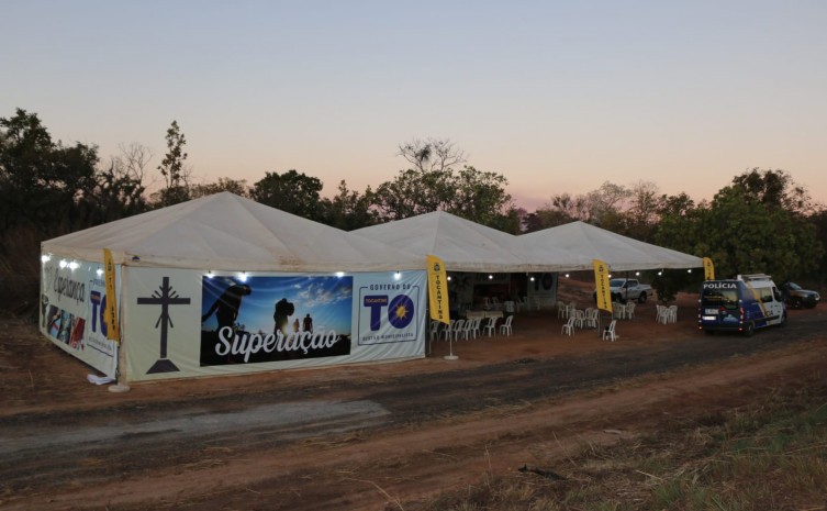Centro de apoio aos romeiros ofertado pelo Governo do Tocantins prossegue até o dia 16 de agosto, das 6 às 23 horas - Foto: Leandro de Paiva/Governo do Tocantins