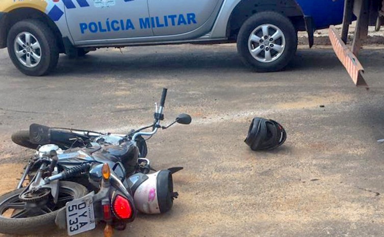 Vítima de acidente foi socorrida pelos bombeiros militares, em Araguaína - Foto: Corpo de Bombeiros/Governo do Tocantins