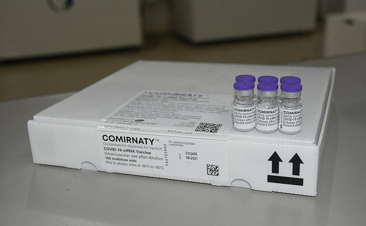 Foram recebidas 29.250 doses da vacina da Pfizer, para D1 - Foto: Mariana Araujo/Governo do Tocantins