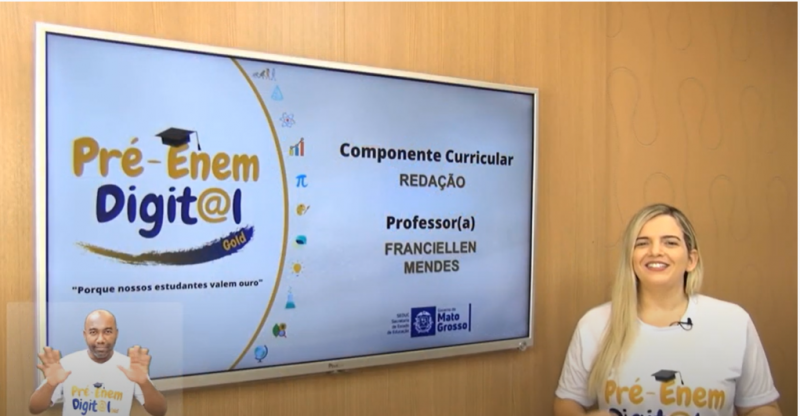 Seduc-MT realiza live preparatória para o Concurso de Redação - Foto por: Divulgação