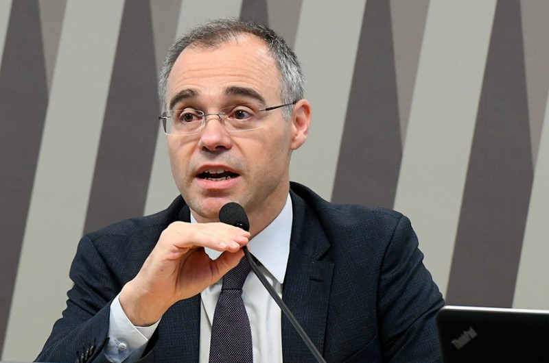 André Mendonça, ex- AGU e ex-ministro da Justiça do governo Bolsonaro, foi indicado pelo presidente à vaga deixada pelo ministro Marco Aurélio no Supremo Tribunal Federal - Marcos Oliveira/Agência Senado