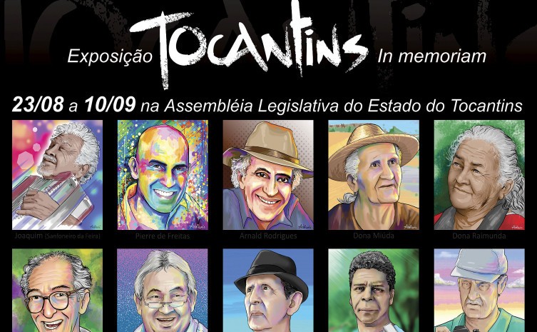 Exposição inicia nesta segunda-feira, 23, e prossegue até 10 de setembro, na Assembleia Legislativa do Tocantins - Foto: Divulgação