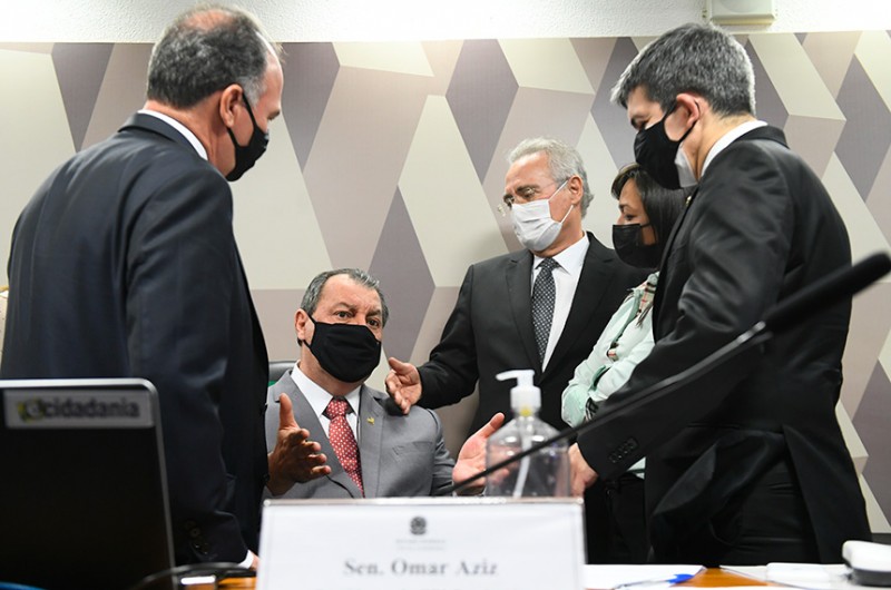 CPI da Pandemia ouvirá, na próxima semana, depoimentos de mais três suspeitos de irregularidades em negociações com vacinas anticovid - Marcos Oliveira/Agência Senado