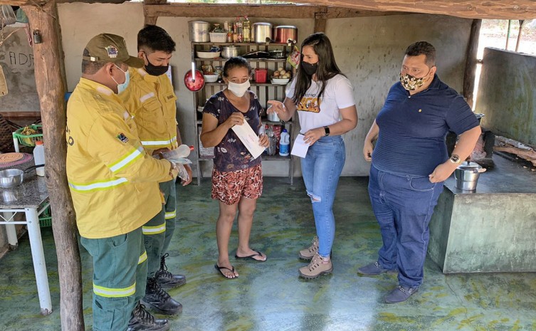 Ananás foi a primeira cidade a receber a equipe Foco no Fogo - Foto: Robson Corrêa/Governo do Tocantins