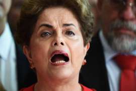 © Foto: Evaristo Sá/AFP Dilma Rousseff fala, agora como ex-presidente