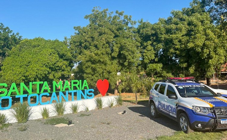 Após denuncia, equipe da Polícia Militar atendeu ocorrência em Santa Maria do Tocantins - Foto: PM/Governo do Tocantins