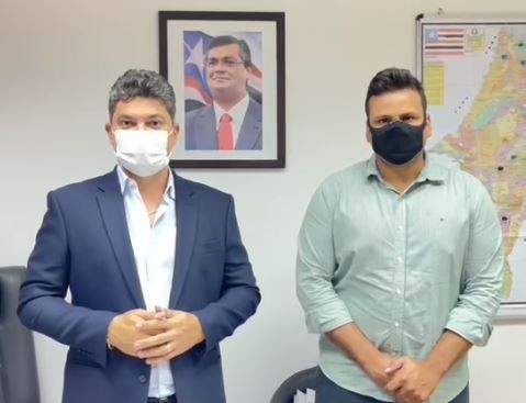 Diretor-Geral do Detran/MA, Francisco Nagib e o presidente da MOB, Daniel Carvalho. (Fonte: Divulgação)