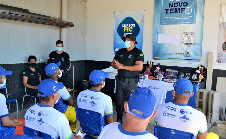 Superintendente Orleanes Alves parabenizou e desejou sucesso aos formandos - Foto: Marcos Miranda/Governo do Tocantins