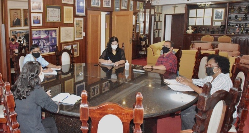 <em>Seduc firma parceria com Universidade Ceuma para fortalecer ações nas escolas (Foto: J. Aroucha)</em>