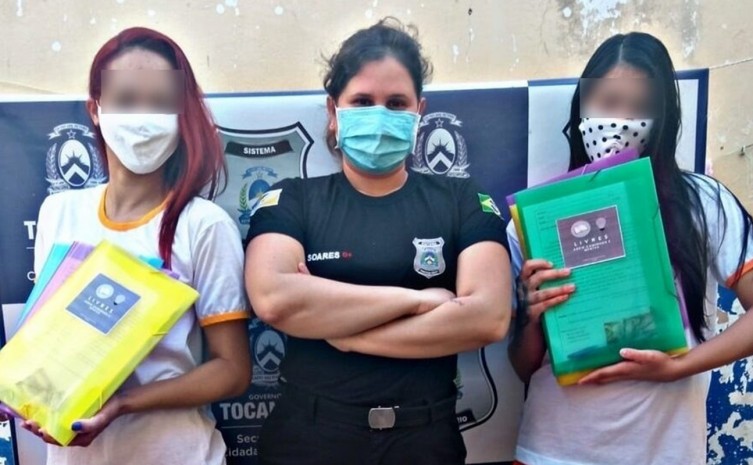 Sete mulheres em privação de liberdade estão participando das aulas para o Encceja - Foto: Cidadania e Justiça/Governo do Tocantins