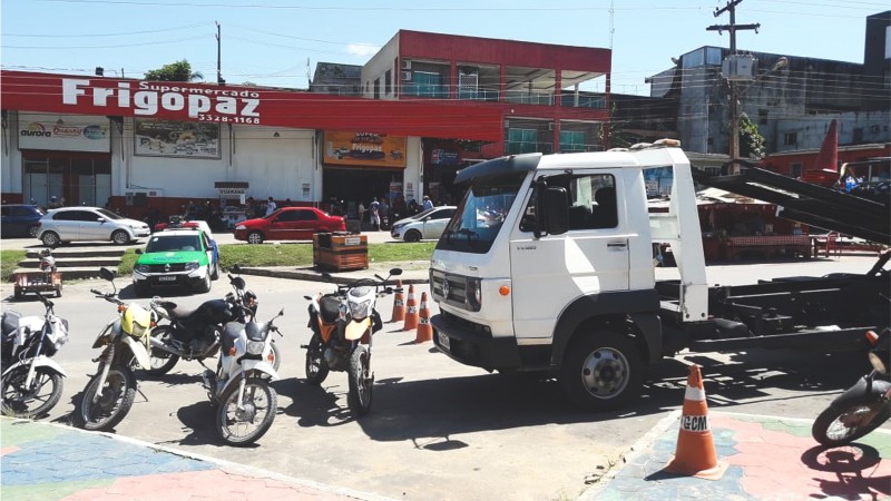 Entre os serviços houve vistoria veicular e transferência de propriedade. Foto: Divulgação