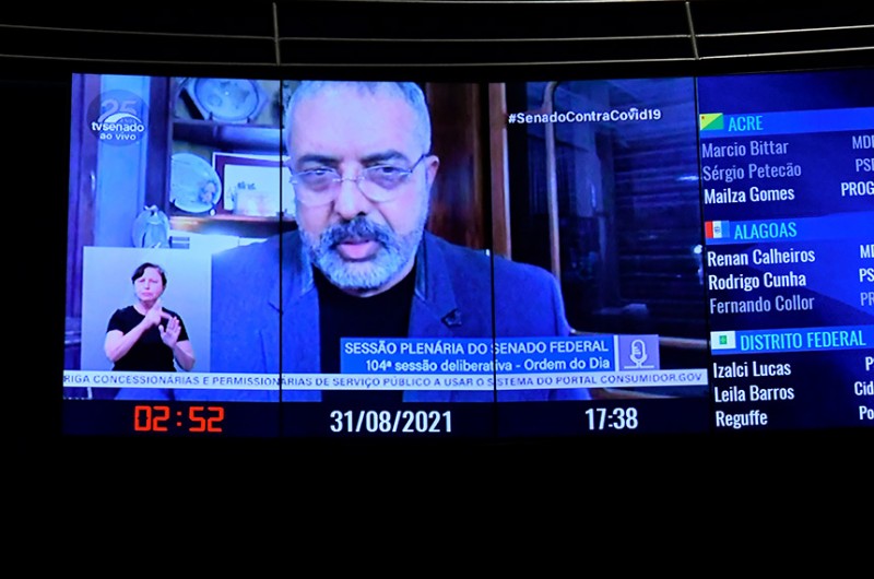 O senador afirmou que essa medida provisória prejudica os trabalhadores e não deveria ser votada - Waldemir Barreto/Agência Senado
