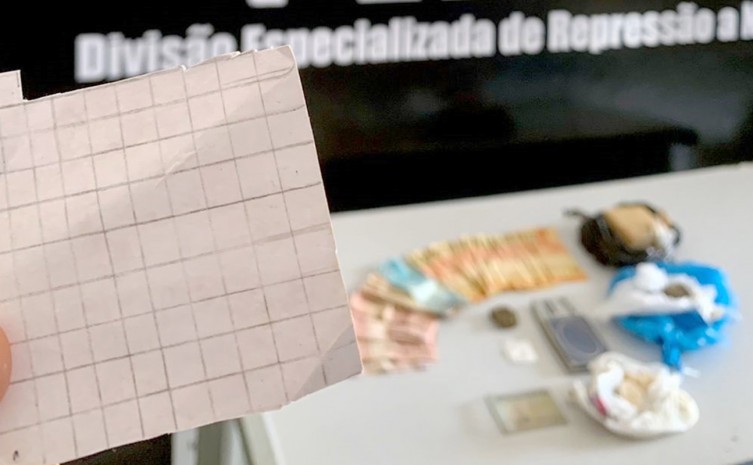 Com efeito 100 vezes maior que maconha, Denarc apreende droga k4 pela primeira vez em Palmas - Foto: SSP/Governo do Tocantins
