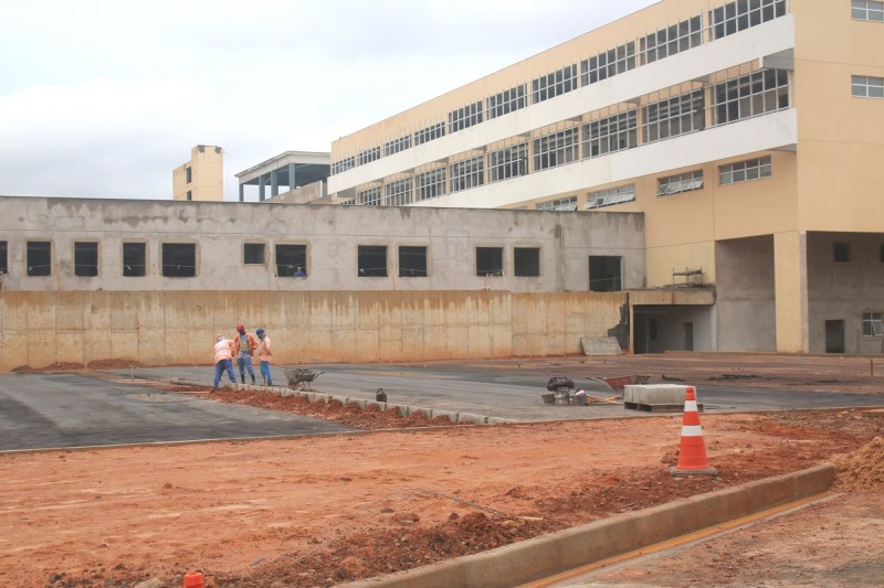 Hospital está em fase conclusiva da primeira etapa (Foto: Gilson Teixeira)