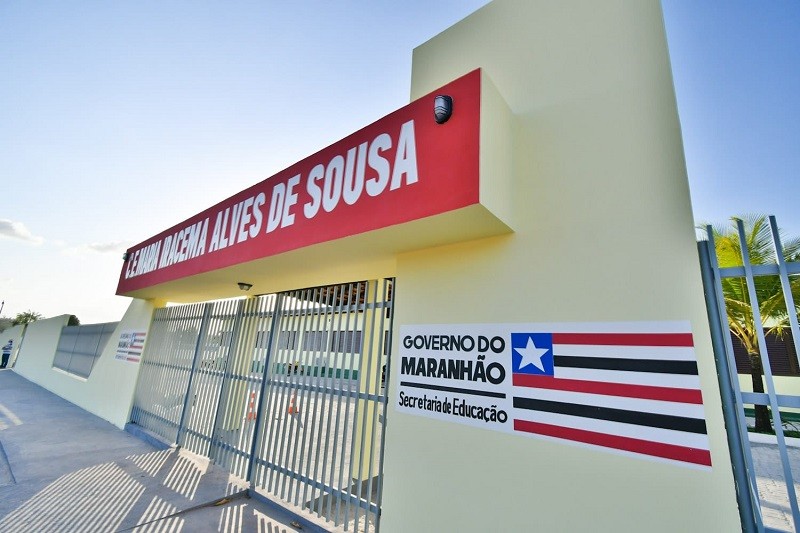 Escola foi totalmente reformado e ampliado (Foto: Cinaldo Oliveira)