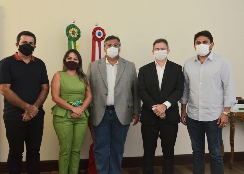 Reunião entre Flávio Dino e Marlene Silva garante melhorias para Bom Lugar (Foto: Nael Reis)