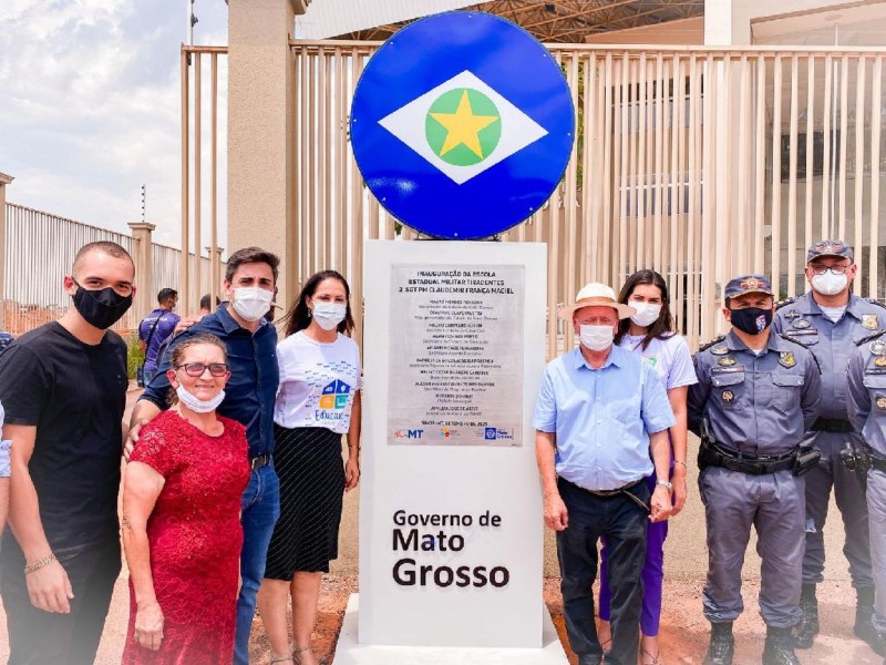Inauguração da Escola Estadual Militar Tiradentes, em Sinop - Foto por: Wesley Rodrigues
