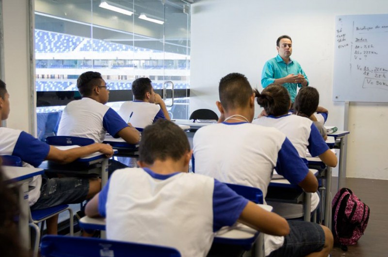 O projeto prevê medidas como a suspensão da obrigatoriedade do cumprimento mínimo de dias letivos, a aglutinação de duas séries ou anos escolares e a permissão para o ensino remoto - Junior Silgueiro/Seduc-MT