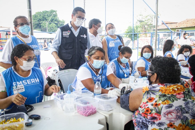 Cerca de 130 profissionais participaram da ação (Foto: Laécio Fontenele)