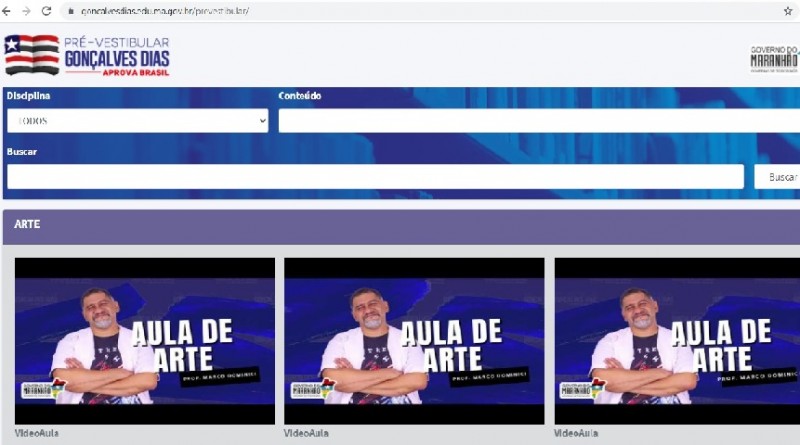 Plataforma híbrida apoia estudantes na preparação para o Enem 2021 (Reprodução)