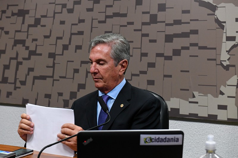 O presidente da CDR, Fernando Collor, citou doações da União que irão beneficiar Santa Catarina e Pernambuco - Leopoldo Silva/Agência Senado
