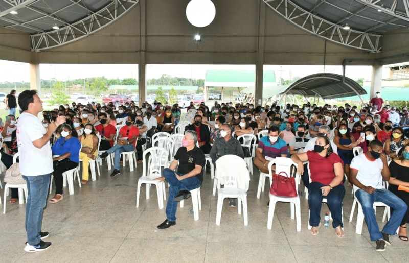 Caravana Escola Digna reúne centenas de educadores na regional de Itapecuru (Foto: Lauro Vasconcelos)