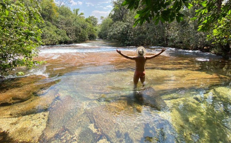 Atrativo Escorrega do Betim, em Aurora do Tocantins - Foto: Adetuc/Governo do Tocantins