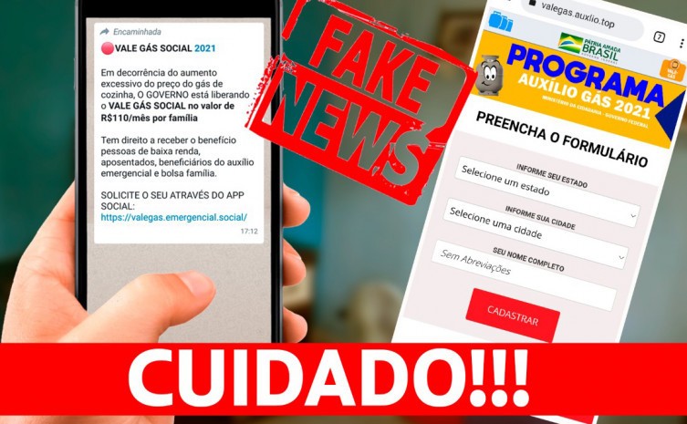 Setas informa que a respectiva pagina é falsa e orienta os usuários a não inserir dados pessoais na mesma - Foto: Setas/Governo do Tocantins