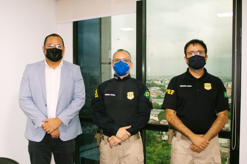 Apoio da Polícia Rodoviária para treinamento dos agentes de fiscalização
