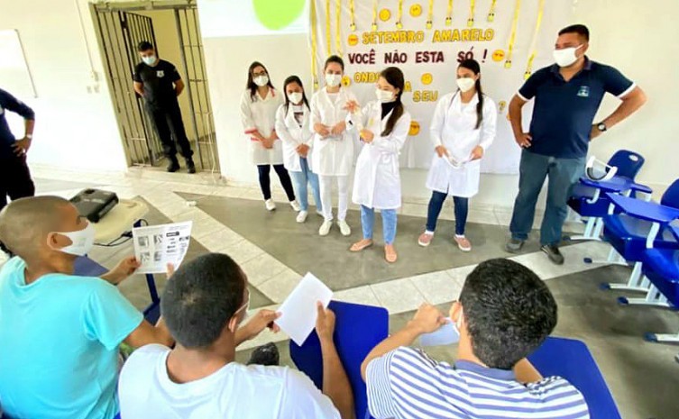 Palestra abordou temas sobre saúde física, mental e qualidade de vida - Foto: Seciju/Governo do Tocantins