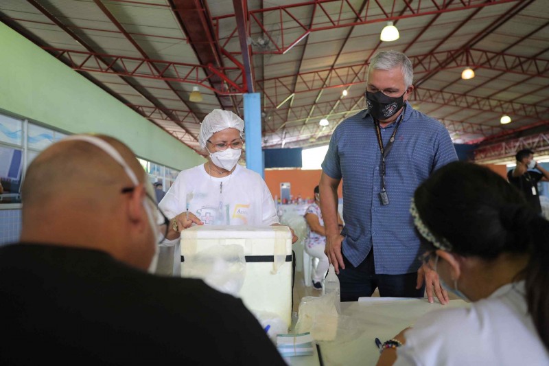 Pessoas com imunossupressão podem ser vacinadas durante 21ª edição do mutirão Vacina Amazonas - FOTO: Tácio Melo/Secom