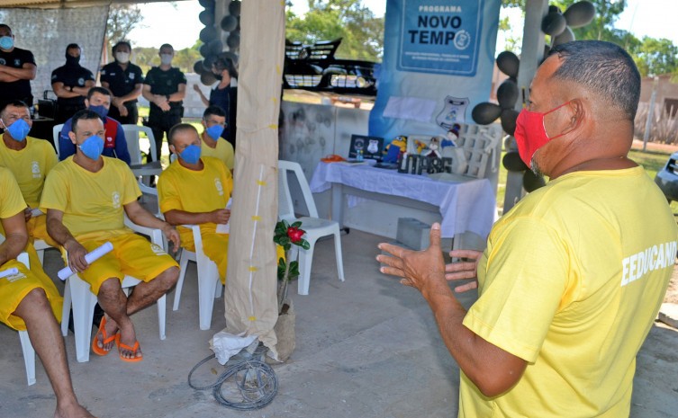 O curso de Restauração Automotiva foi executado por meio do Projeto Monitoria PPL, ministrado em Araguaína para custodiados de diversas unidades penais - Foto: Marcos Miranda/Governo do Tocantins