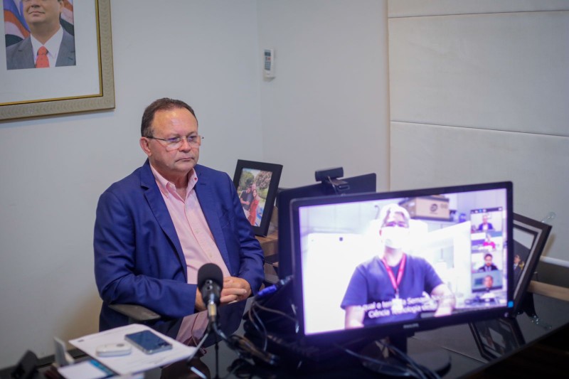 <em>Vice-governador Carlos Brandão destacou importância dos investimentos em ciência e tecnologia (Foto: Brunno Carvalho)</em>