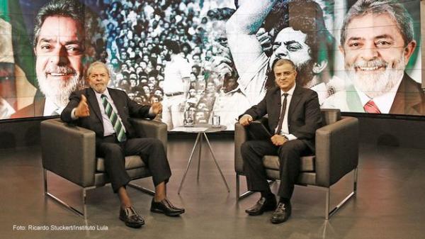 Ex Presidente Lula (PT) e o Jornalista Kennedy Alencar