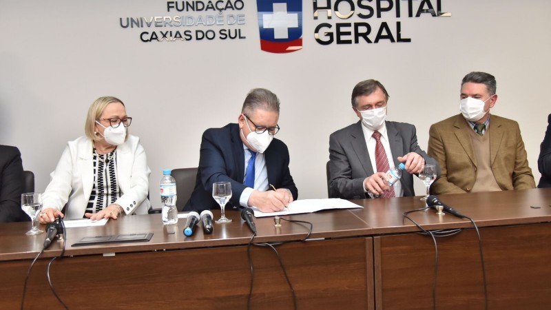 O recurso liberado permitirá a conclusão das obras de ampliação do hospital - Foto: Rodrigo Ziebell / Ascom GVG