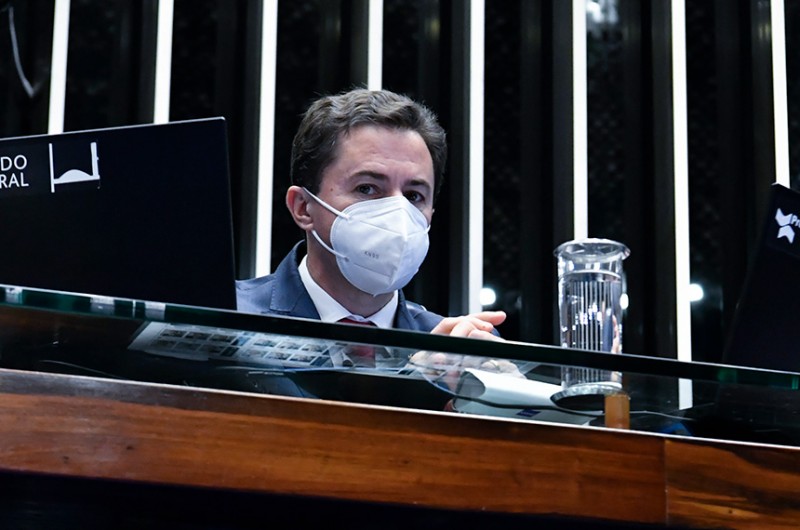Veneziano conduz sessão deliberativa no Plenário, em setembro - Waldemir Barreto/Agência Senado