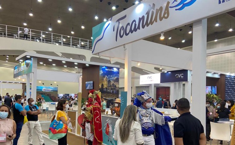 Estande do Tocantins evidência cultura e integração dos roteiros turísticos - Foto: Adetuc/Governo do Tocantins