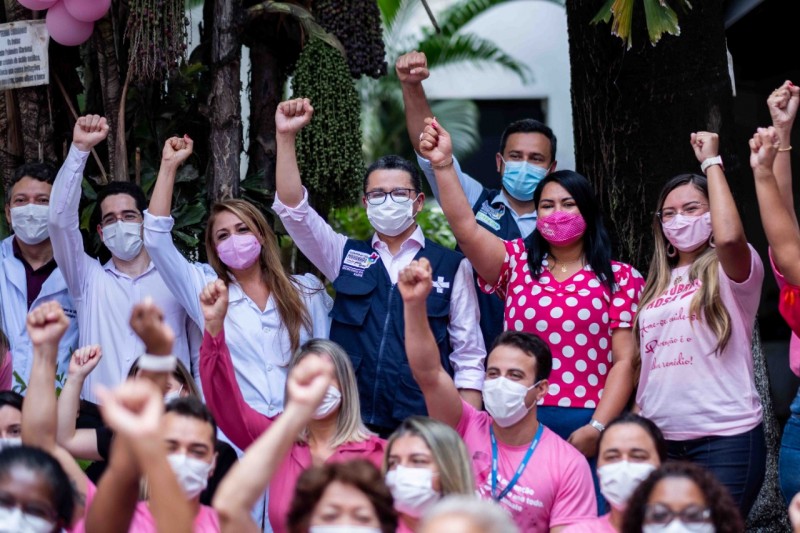 <em>Campanha Outubro Rosa alerta para a prevenção e o combate ao câncer de mama (Foto: Ilano Lima)</em>