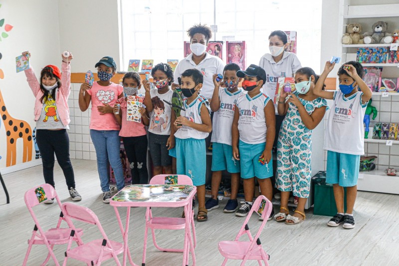 <em>Atividades recreativas e lúdicas marcam comemoração pelo Dia das Crianças, no IEMA Integral Bilíngue (Foto: Handson Chagas)</em>