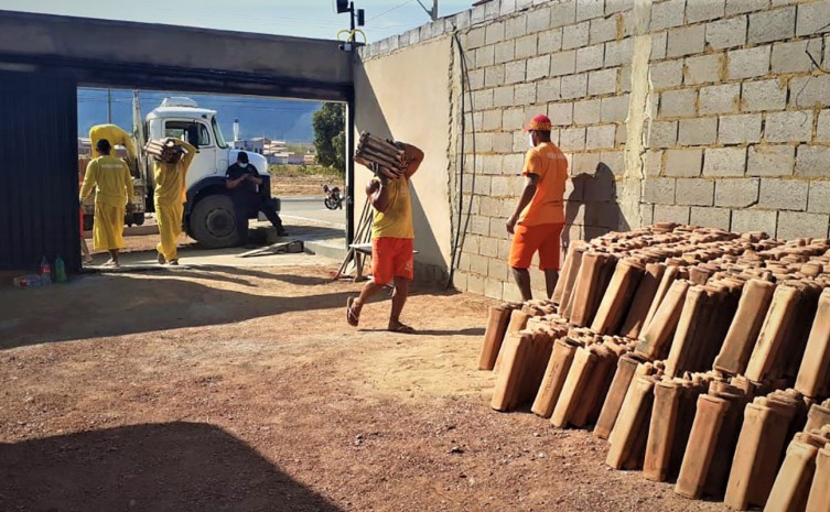 A obra contou com doação de materiais da Prefeita de Taguatinga - Foto: Seciju/Governo do Tocantins