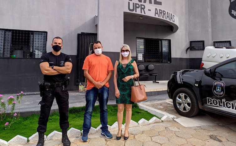 A visita fortaleceu ainda mais o apoio da prefeitura na reinserção social de presos por meio do trabalho - Foto: Seciju/Governo do Tocantins