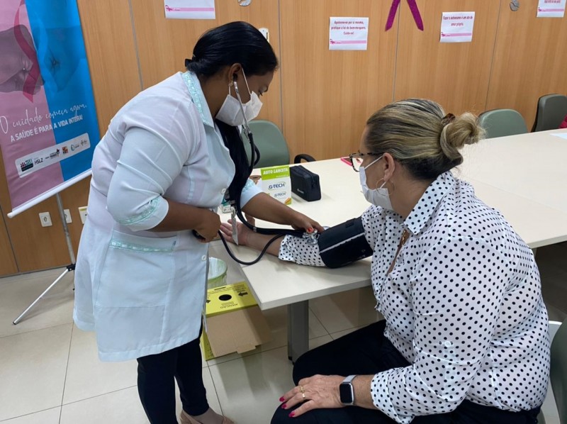 Servidores da SEMA tiveram acesso facilitado a serviços de saúde. (Foto: Thalia Lemos)