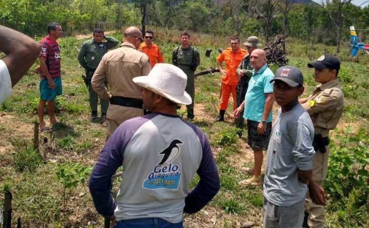 Homem foi localizado após dois dias de busca - Foto: SSP/Governo do Tocantins