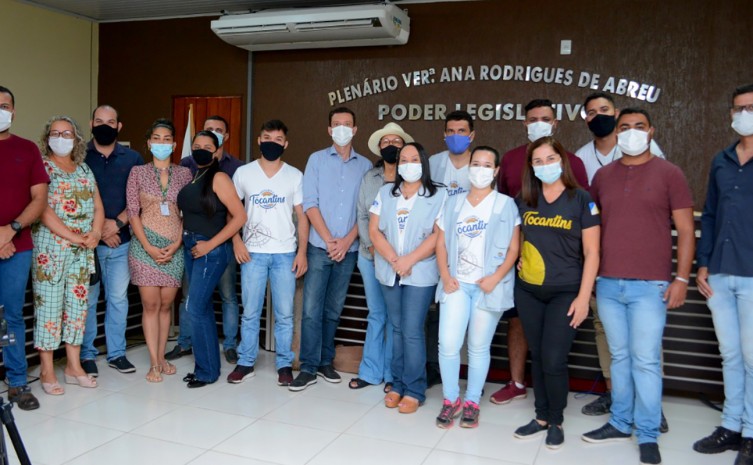 Equipe de inventariação foi recepcionada por prefeito, servidores e membros do trade - Foto: Flávio Cavalera/Governo do Tocantins