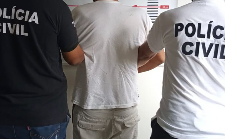 Homem foi preso durante ação da 3ª Deam de Araguaína - Foto: SSP/Governo do Tocantins