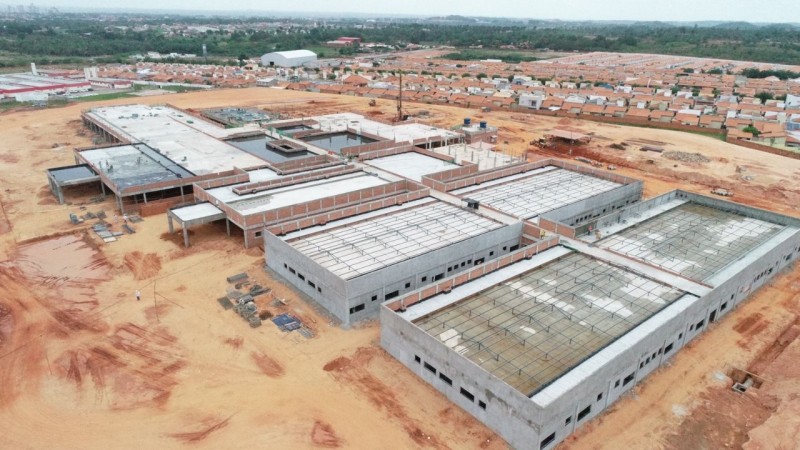 Unidade vai dispor de 131 leitos e obras estão em ritmo acelerado. (Foto: Divulgação)
